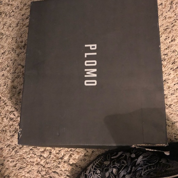 Plomo Black Designer Boots - Picture 6 of 6